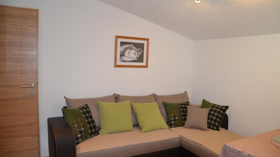 Wohnzimmer Appartement 1 - Appartement Alpenglühn - Oetz