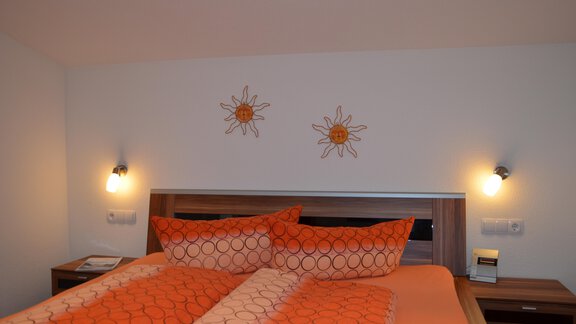 Schlafzimmer Appartement 1 - Appartement Alpenglühn - Oetz