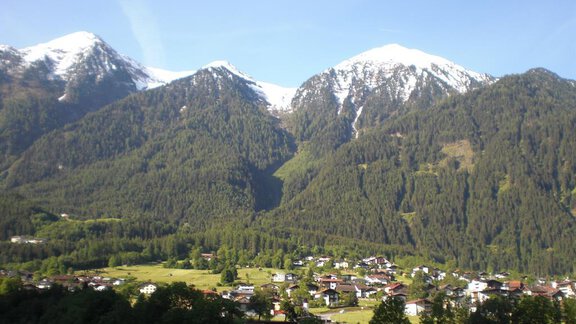 Bergblick von Ihren Balkon - Ferienhaus Ebene - Oetz