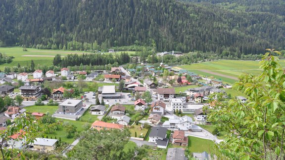 view from above - Gästehaus Pfausler - Oetz