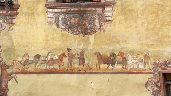 Fresken Pferde - Gasthof Stern - Oetz