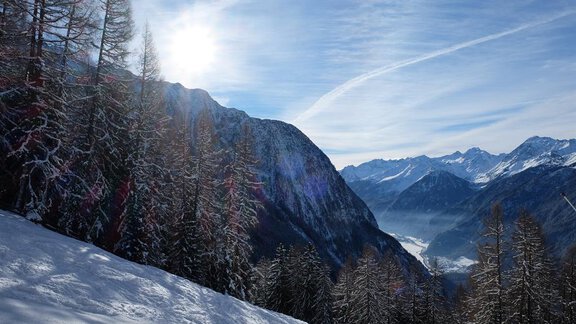 Blick ins Ötztal vom Skigebiet Hochoetz - Sternenvilla - Oetz | © Michael Pfister
