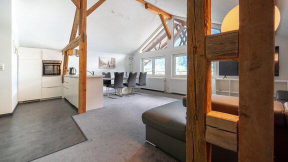 Appartement-Oetz-Urlaubsplatzl-Sky-Wohnzimmer-Kuec - Oetz