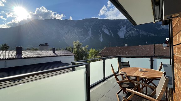 Terrasse - Wohnung Caroline - Ötztal Bahnhof