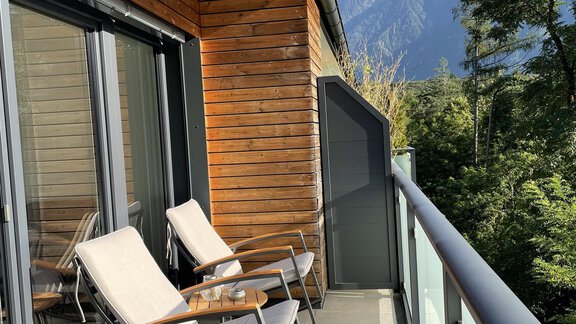Terrasse - Wohnung Caroline - Ötztal Bahnhof