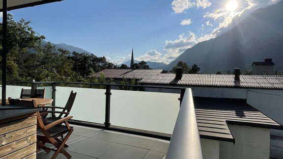 Terrasse - Wohnung Caroline - Ötztal Bahnhof