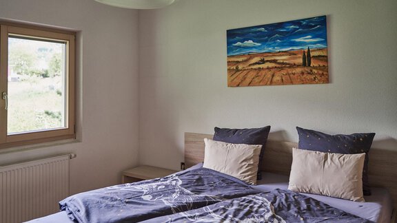 Schlafzimmer mit Wasserbett - Adventure Paradise - Sautens
