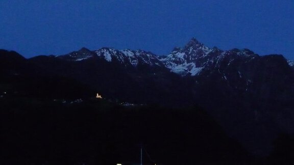 Panoramablick bei Nacht - Chalet Susanna - Sautens