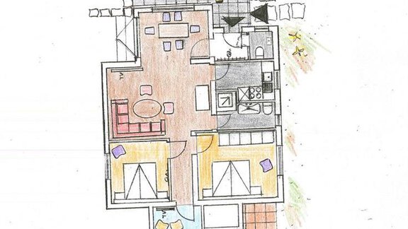 Grundriss - Chalet Susanna - Sautens