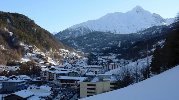 Aussicht zum Nederkogl - Appartementhaus Lunaris - Sölden