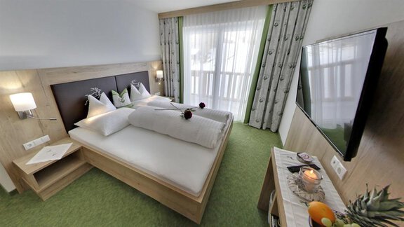 Doppelzimmer vom Appartement - Garni Jaqueline - Sölden