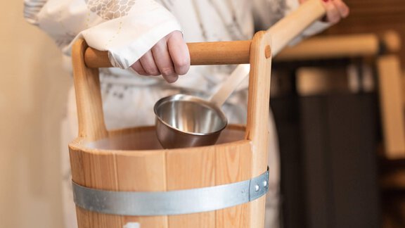 Saunaaufguß - Landhaus Fiegl - Sölden