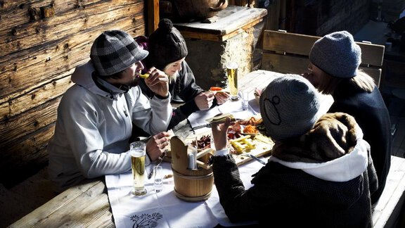 Bergfrühstück - Pension Waldesruh - Sölden