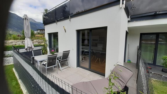 Terasse - Alpenappartement Sonne - Umhausen