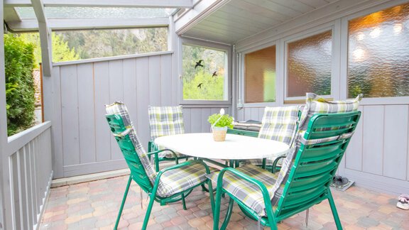 Terrasse - Ferienwohnung Anette - Umhausen