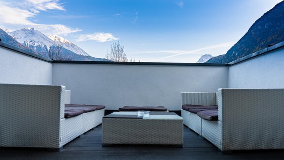 Terasse - Lindes Appartement - Umhausen