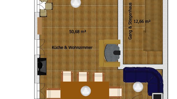 Chalet Skizze 1 EG - Chalet s’Tyrolia - Zwieselstein