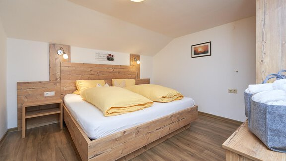 Schlafzimmer Enzian - Ferienwohnungen Winnebach - Gries