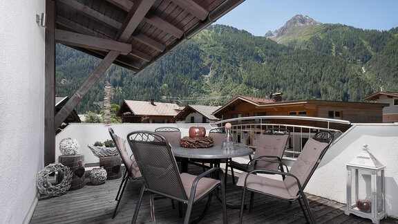 Balkon/Terrasse - Apart Alessandro - Huben