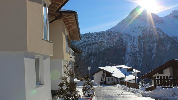 Zufahrt Apart Andrea - Längenfeld