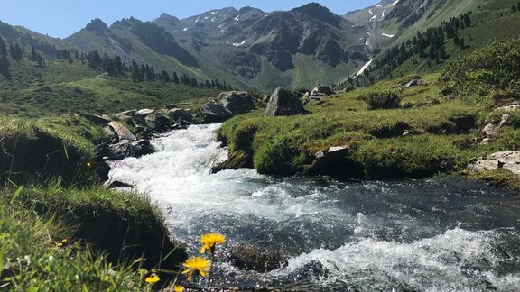 the valley of Oetz in summer - Der große Stadl - Längenfeld