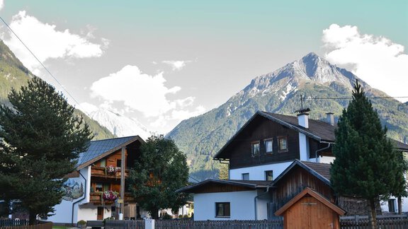 Blick auf unserem Hausberg - Haus Frieda - Längenfeld