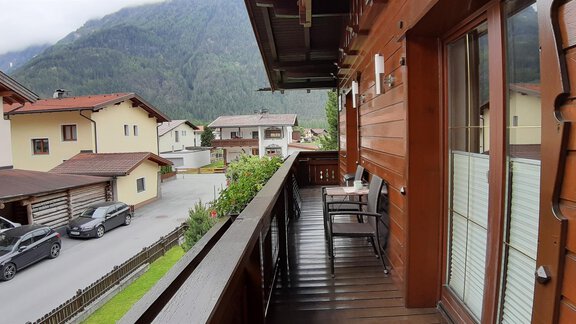 Aussicht Balkon - Haus Helene Prantl - Längenfeld
