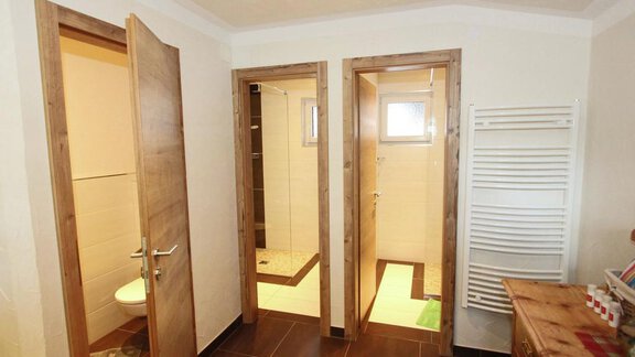 Eingang WC - Duschen - Haus Helene Prantl - Längenfeld