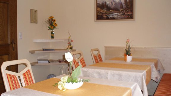 Frühstücksraum - Haus Wiesenblick - Längenfeld