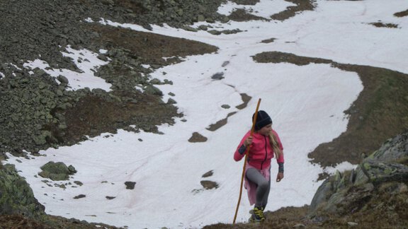Sophia auf der Suche nach den Schafen!! - Honzar Hof - Längenfeld