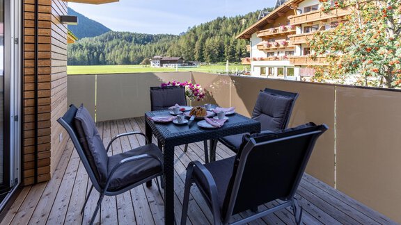 Terrasse vom Appartement - Apart Anemone - Niederthai