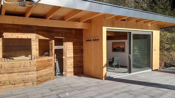 Dachterrasse mit Sauna - ALPENBLICK de Luxe - Oetz