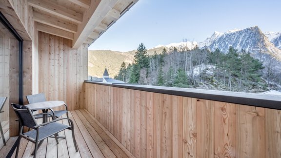 Aussicht Balkon Junior Suite Seejöchl - Seehüter´s Hotel Seerose - Oetz