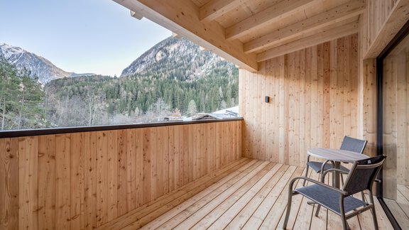 Balkonaussicht Suite Kanzel - Seehüter´s Hotel Seerose - Oetz