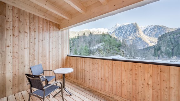 Balkonaussicht Suite Kanzel - Seehüter´s Hotel Seerose - Oetz