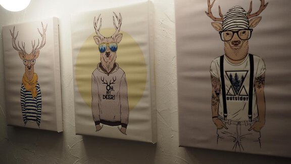 Hipster Hirsche - bei Herrmann´s - Sautens | © Jessica Herrmann