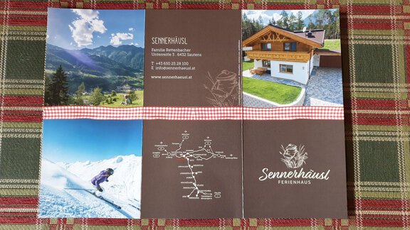 Hausprospekt - Ferienhaus Sennerhäusl - Sautens