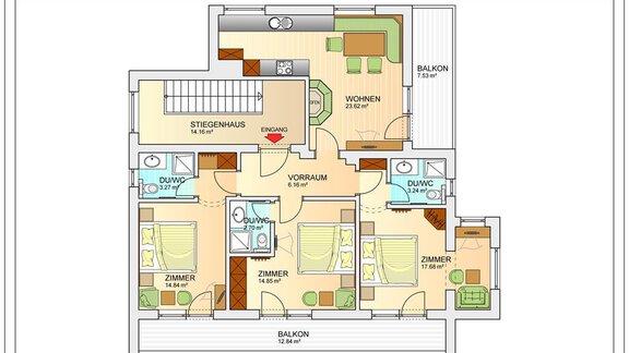 Appartement_Grundriss_A4 - Apart Carmen - Sölden