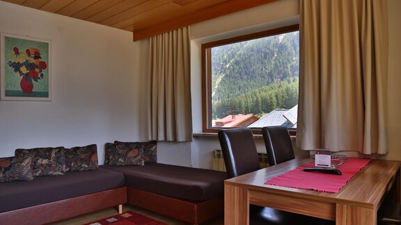 Wohn- und Essbereich - Ferienhof Riml - Sölden