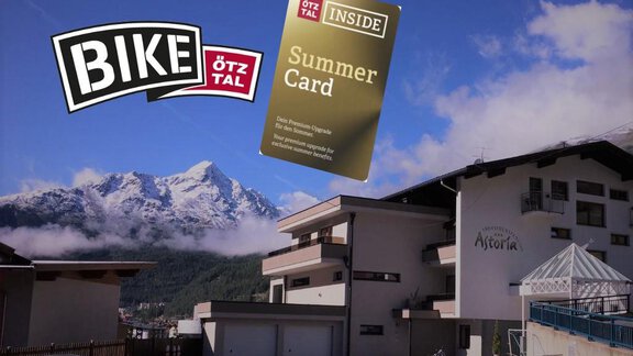 Hausansicht hinten - Frühstückspension Astoria - Sölden