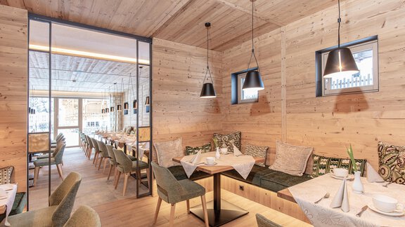 Frühstücksraum - Hotel Garni Urbanhof - Sölden