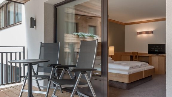 Doppelzimmer mit Balkon - Hotel Tyrolerhof - Sölden