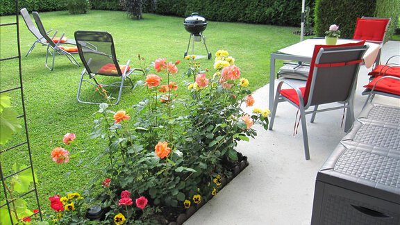 Garten - Ferienhaus Rosa - Umhausen