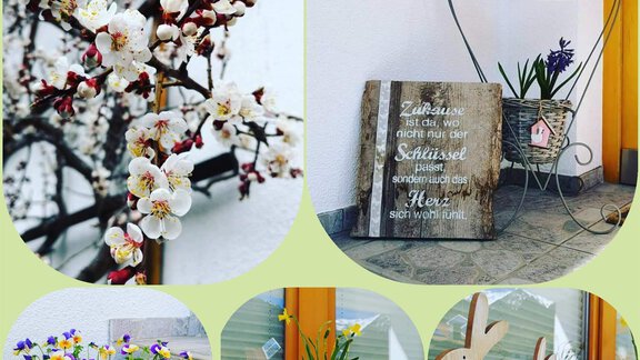 Frühlingscollage - Haus Marieus - Umhausen