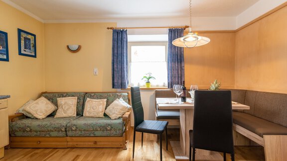 Küche Sitzecke - Garni Flori Apart - Huben