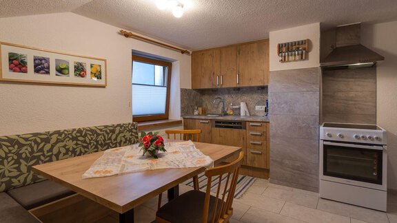 Wohnküche im Appartement - Albert'n Haus - Längenfeld