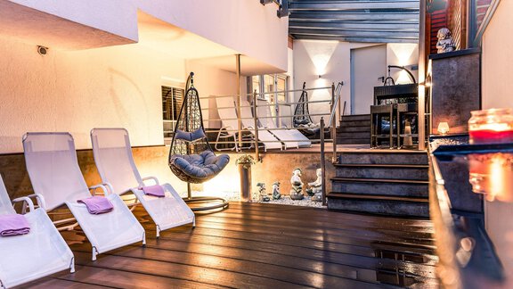 Sauna Außenbereich - Apart Relax - Längenfeld