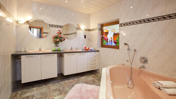 Bad - Ferienhaus Florentine - Längenfeld