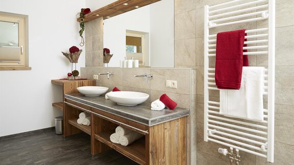 Bad - Ferienhaus Zangerl - Oetz