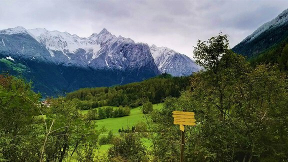 erster Schnee am Berg 1 - Ferienhaus Alpina - Sautens